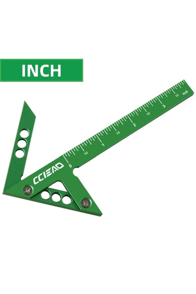 Choice1 1pc Inch Aluminum Alloy Center Finder Line Gauge & Angle Marking Rule...