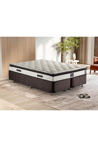 Niron Yatak Niron King 160x200 Çift Kişilik Tam Ergonomik Pedli Lüks Yatak Or...