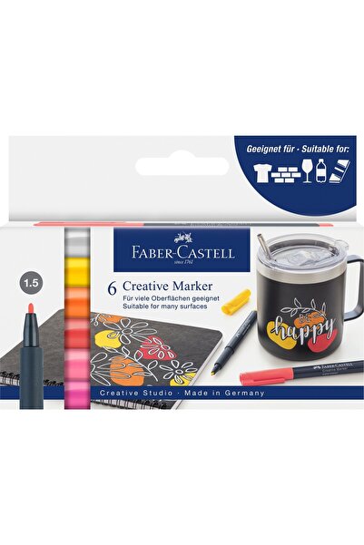 Faber Castell Set de markere creative 6 culori Vară FABER-CASTELL