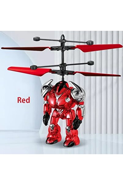 Choice Red Levitating Luminous Flying Robot Astronaut Toy Aircraft Hand-Contr...