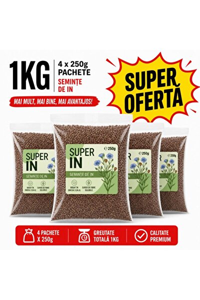 DTK Semințe de IN - 1 Kg ( 250g x 4 buc )