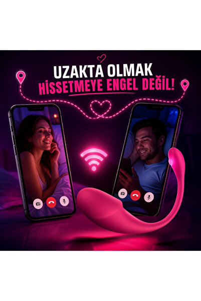 Telefon Kontrollü 9 Fonksiyonlu Yumurta Vibratör – App Destekli