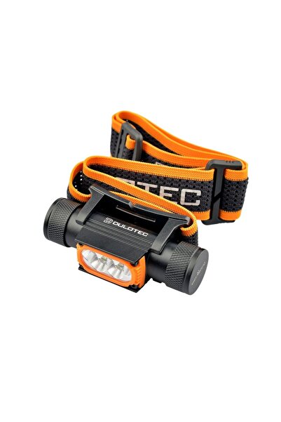 Dulotec Ισχυρός φακός κεφαλής H3 Pro + μπαταρία 3400 mAh, λευκό φως έως 2400 ...