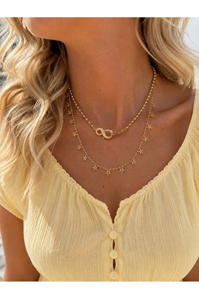 GLARE JEWELRY CO سلسلة دوريكا من الفولاذ المقاوم للصدأ مرصعة بالزركون الفاخر ...