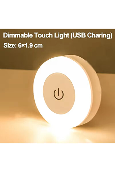 Choice مصباح ليلي LED موفر للطاقة، يعمل بمقبس USB، لون أبيض دافئ 3000 كلفن، م...