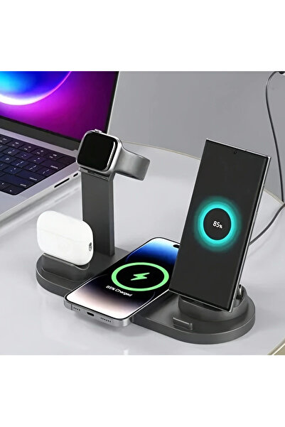 Choice1 Black Universal Wireless Charging Station for iPhone17 16, 15, 14, 13...