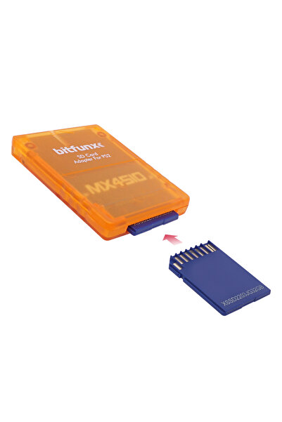 Choice SD-orange Bitfunx MX4SIO SIO2SD SD/TF Card Adapter Game Reader for PS2...