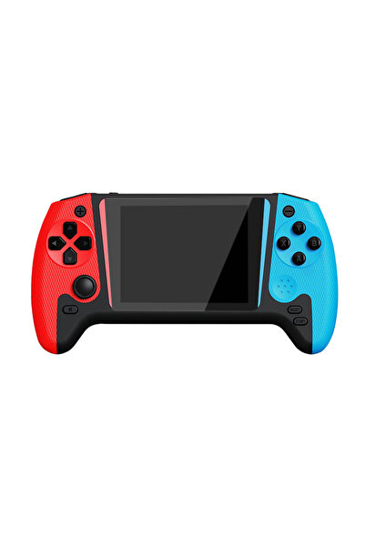 Choice VAKIND Red Blue Retro Handheld Game Console 3.5inch LCD Screen Built-i...