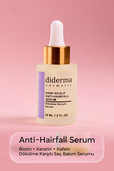 Diderma Cosmetic Diderma Anti-Hairfall Serum Biotin + Keratin + Kafein Dökülm...
