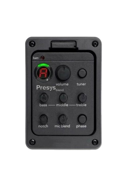 Choice black Presys Blend 301 Onboard Preamp Pickups EQ Tuner With Mic for Ac...