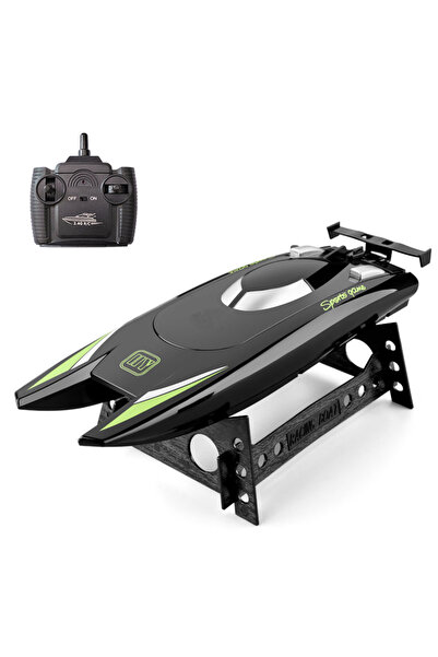 Choice Black 2.4G RC High Speed Racing Boat Waterproof Double Motor Remote Co...