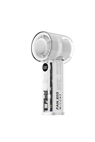 Choice1 WHITE Semiconductor Refrigeration High-speed Handheld Electric Fan 30...