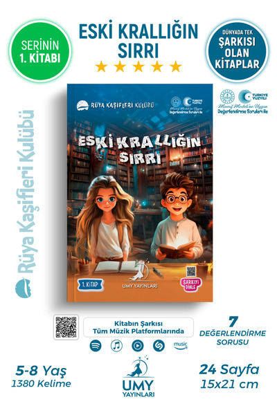 UMY Yayınları Eski Krallığın Sırrı - Rüya Kaşifleri Kulübü Serisi- UMY Yayınları