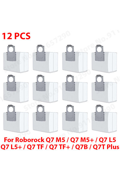 Choice22 roborock 12 PCS For ( Roborock Q7 M5 / Q7 M5+ / Q7 L5 / Q7 L5+ / Q7 ...