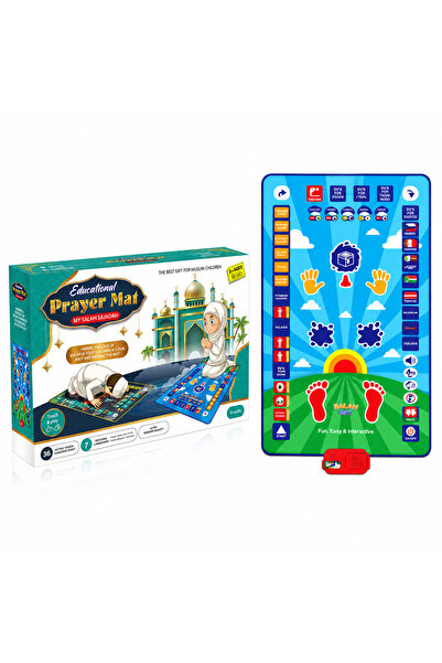 Toysea Interactive Kids Prayer Mat with Voice Guidance, 7 Languages, Touch & ...