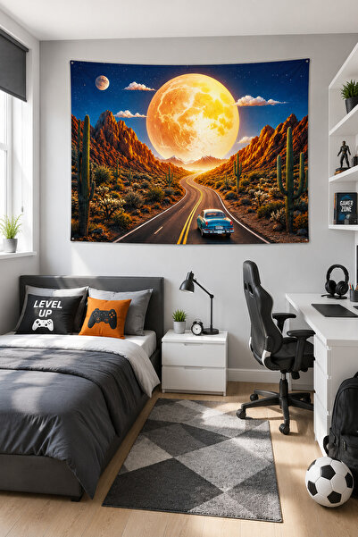 Vendini High-Quality Fabric, Vibrant Colors Wall Covering Wall Rug Wall Tapestry
