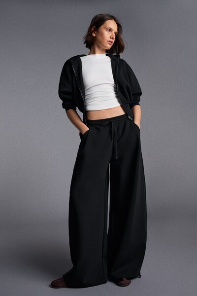 Bershka Modal barrel fit pantolon