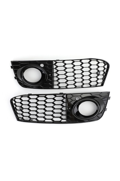 Choice1 A for Audi A4 B8 RS4 2009 2010 2011 2012 Honeycomb Mesh Fog Light Ope...