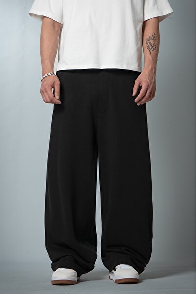 Crupt Studio Black Super Baggy Sweatpant Men's Sweatpants