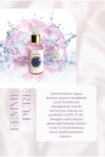AMOUR DE LA NATURE Femme Pure Kadın Saç Parfümü 100ml Edp