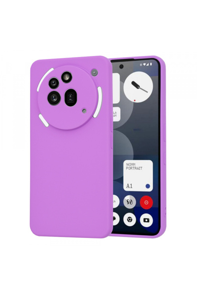 NOTHING Husă pentru Phone (3a) Pro, Techsuit, SoftFlex, Mov