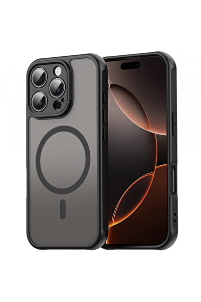 Apple Husa MagSafe pentru iPhone 11, Techsuit, HaloFrost II, Neagra