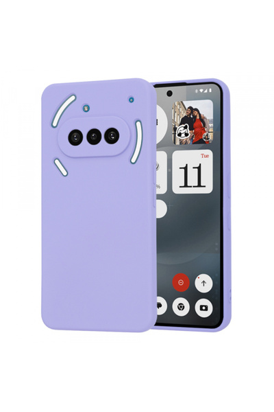 NOTHING Husa pentru Phone (3a), Techsuit, SoftFlex, Mov Deschis