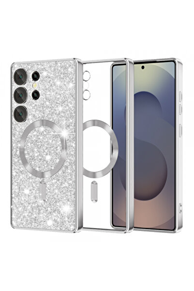 Samsung Husa MagSafe pentru Galaxy S25 Ultra S938, Techsuit, Luxury Glitter, ...