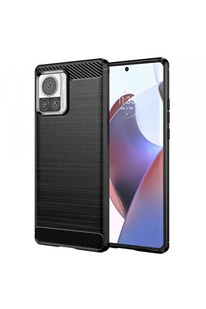 Motorola Husa pentru Edge 30 Ultra, Techsuit, Carbon, Neagra