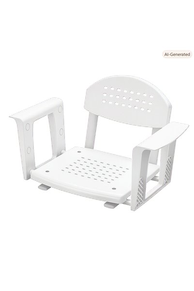 Küvet Oturağı Arkalıklı Beyaz Pr-Bsb-Pp-Bx