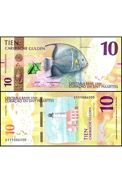 emir koleksiyon coin & paper collection Curaçao En Sınt Maarten 2025 Yılı 10 ...