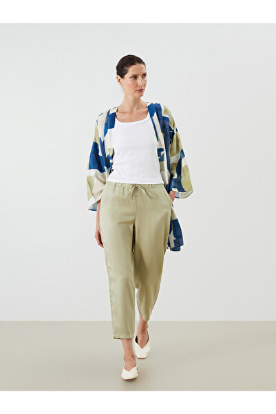 LC Waikiki Nevavm Women's Carrot Cut Pants with Elastic Waist and Difference ...
