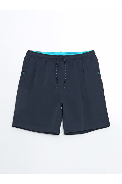 LC Waikiki Trendlucky Short Length Basic Men's Swim Shorts with Difference in...