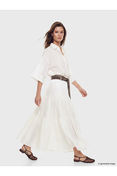 LC Waikiki Original Elastic Waist Pleated Skirt