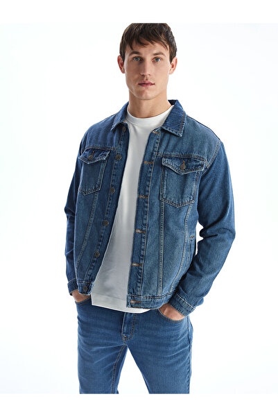 LC Waikiki Nevavm Standard Fit Men's Jean Jacket with a Difference