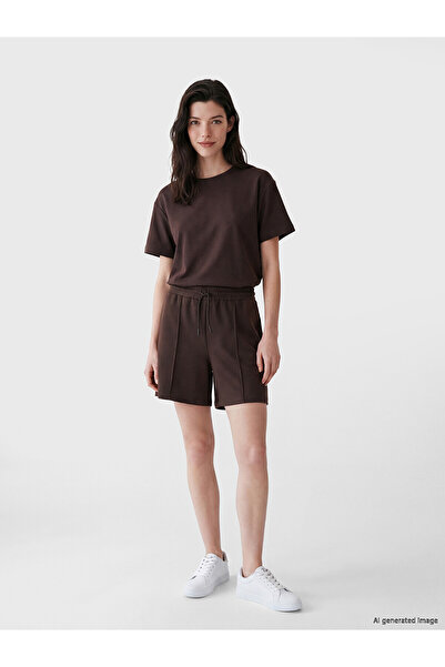 LC Waikiki Maternity Shorts & Bermuda Shorts - Brown - Not specified