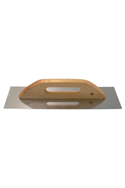 Solplant Gletiera inox, maner de lemn lung, 13x48 cm