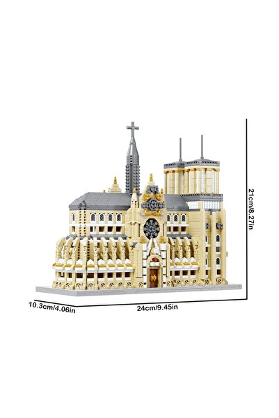 Choice1 L 2908pcs Notre-Dame De Paris Cologne Cathedral Building Blocks Set A...