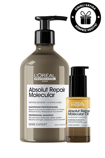 L'oreal Professionnel Tüm Yıpranmış Saçlar için Moleküler Onarım ve Parlaklık...