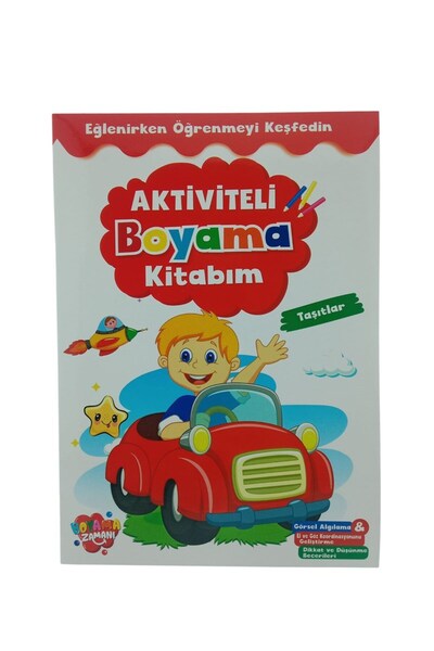 Koloni Kitap Activity Coloring Book Vehicles