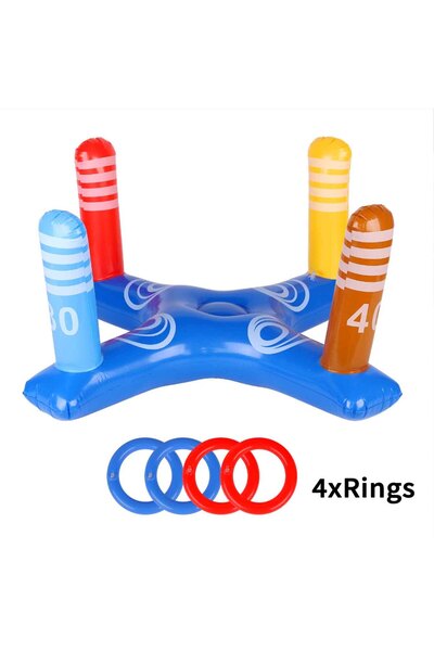 Choice 1PC Inflatable Pool Ring Toss Games Toys, Floating Swimming Pool Ring ...