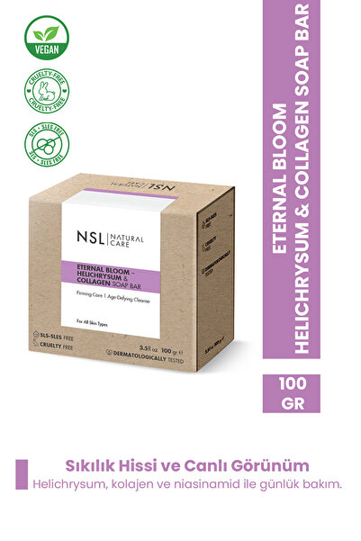 NSL NATURAL CARE إيترنال بلوم - قالب صابون الهليكريزوم والكولاجين (صابون صلب)