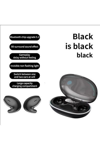 Choice سماعات أذن لاسلكية PRO-Black Sleep TWS Bluetooth 5.3 سماعات أذن مخفية ...