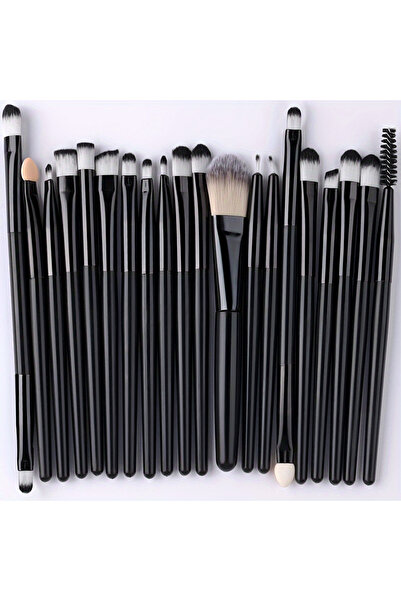 Choice7 مجموعة فرش مكياج BLACK1 مكونة من 20 قطعة، فرش ناعمة ورقيقة لظلال العي...