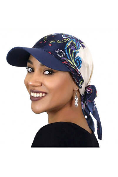 Choice5 One Size ZQBXC New Women Fashion Printed Satin Headscarf Hat with Bri...