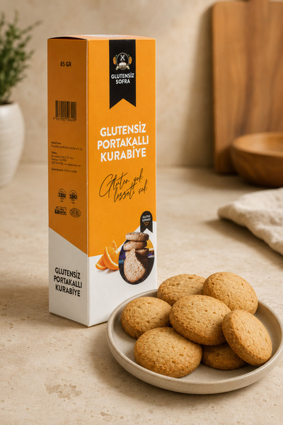 SOFRA GLUTENSİZ Glutensiz Portakallı Bisküvi 85 Gr