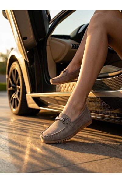 Nesil Shoes حذاء نسائي يومي من جلد الغزال من نوع Neyna 8062