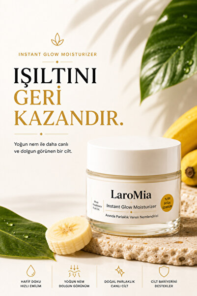 Instant Glow Muz Özlü Nemlendirici Krem Hyaluronic Acid Anında Işıltı 50 ml