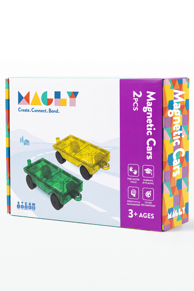 Magly Magnetic Cars Manyetik Araç Oyun Seti - Manyetik Yapı Blokları Araba Ek...
