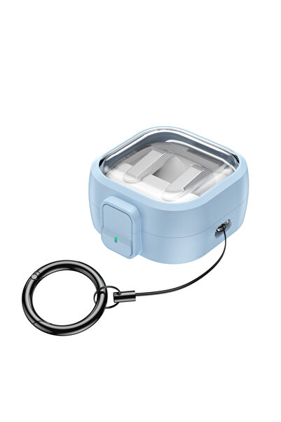 Choice7 Light Blue Earbuds Case For Buds 4 / Buds 4 Pro Security Lock Transpa...